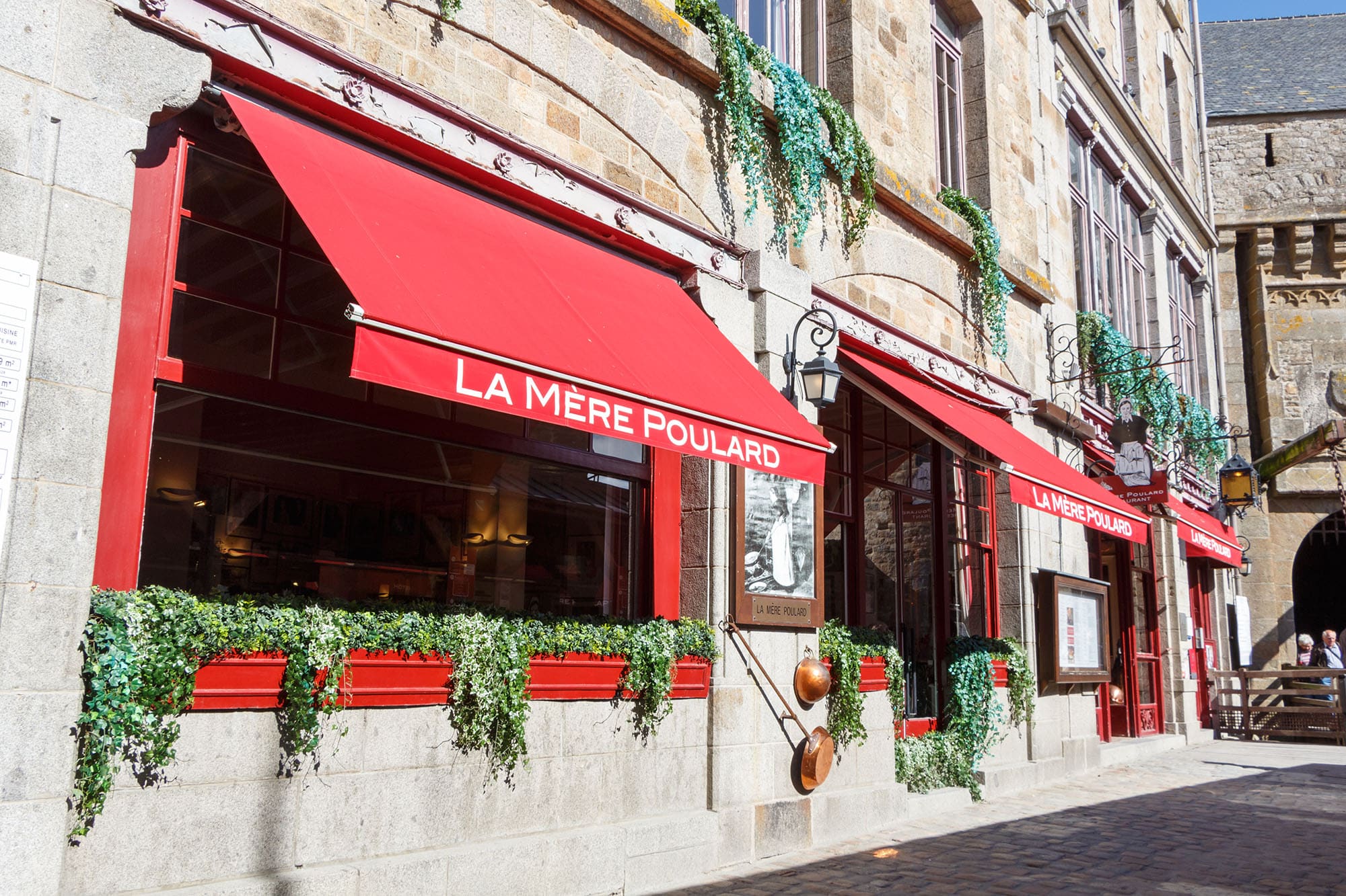 MONT SAINT MICHEL FRANCE, OCTOBER 03, 2017 : Mere Poulard rest